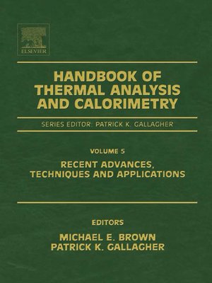 cover image of Handbook of Thermal Analysis and Calorimetry